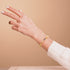 Sonnenstrahl | 925 Sterling Silber | Galaxie Glaskiesel Armband